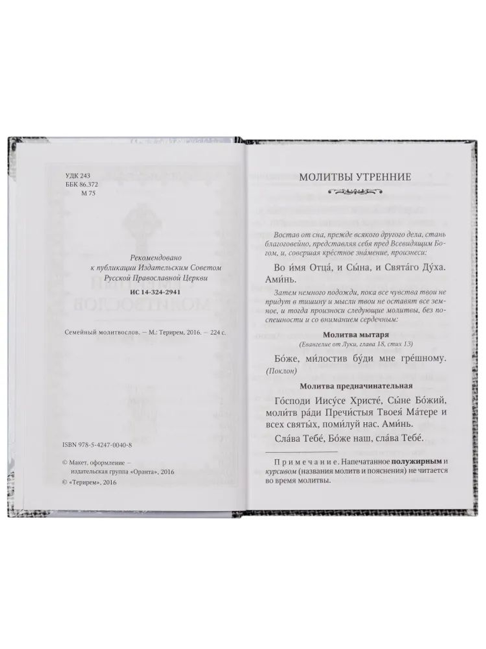 Семейный молитвослов. Господи! Храни моих детей!