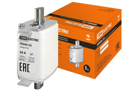 Плавкая вставка предохранителя ППНН-33,  габарит 00,  50А TDM SQ0713-0005