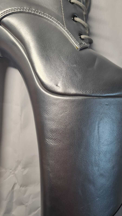 KIKO. Ботильоны четверки. PU. Открытые - SHDB-015-4-PU-sil-sale38_003