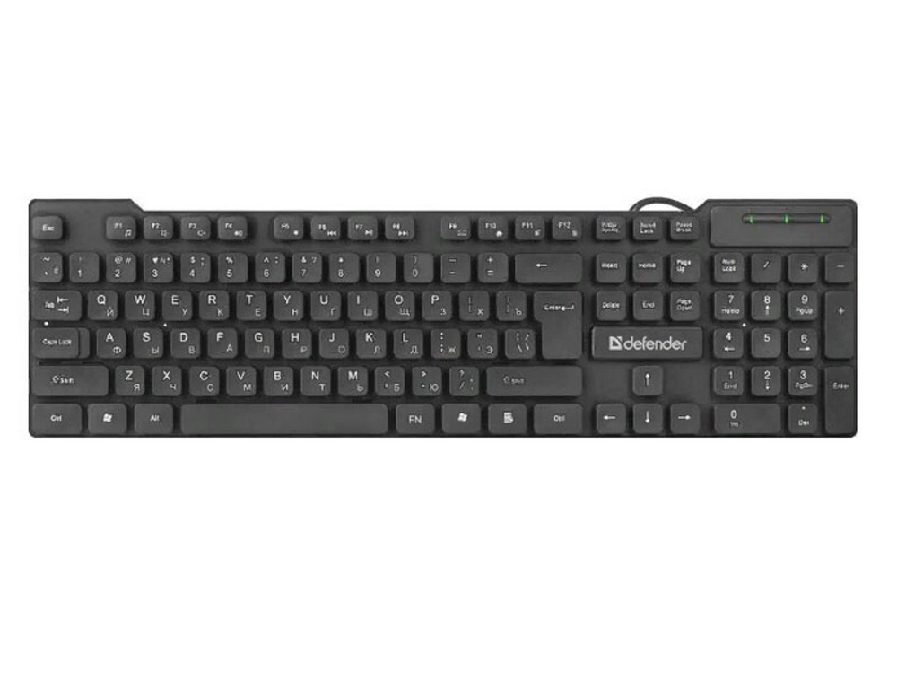 Клавиатура проводная Defender OfficeMate HB-260 (черный)