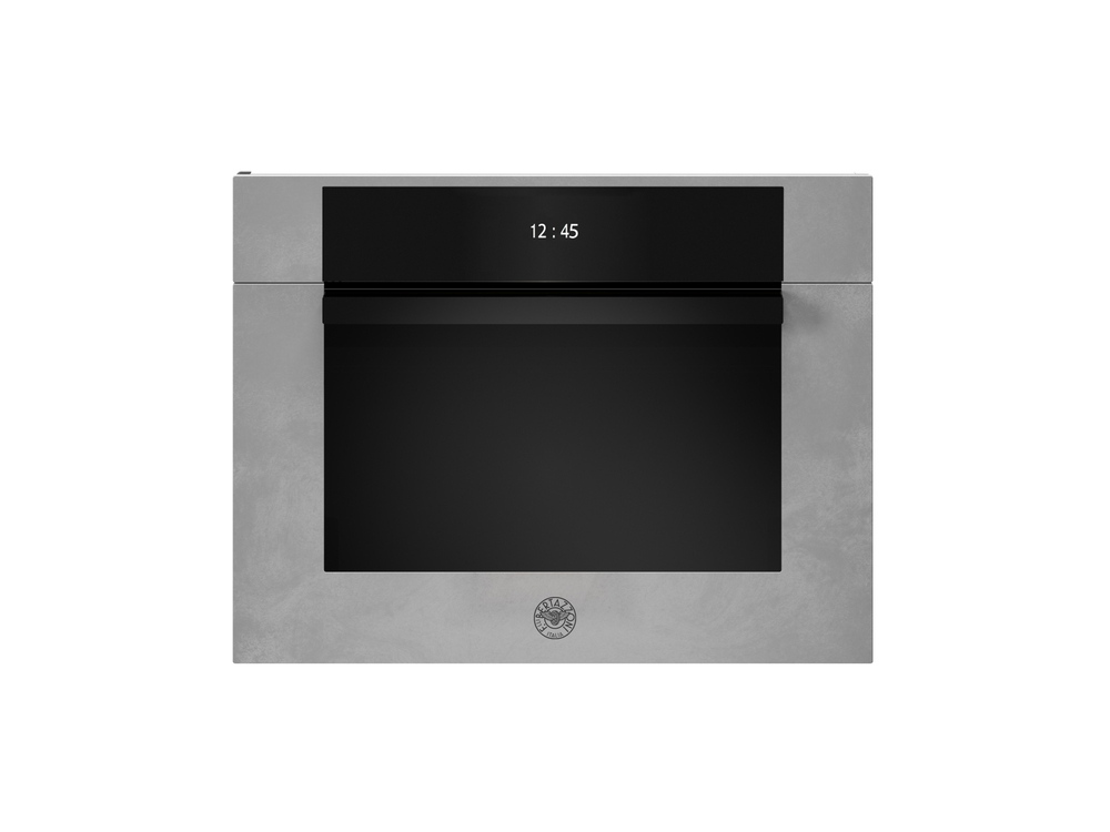 Компактный духовой шкаф Bertazzoni Modern, комбинированный с пароваркой, 60x45 см Цинк