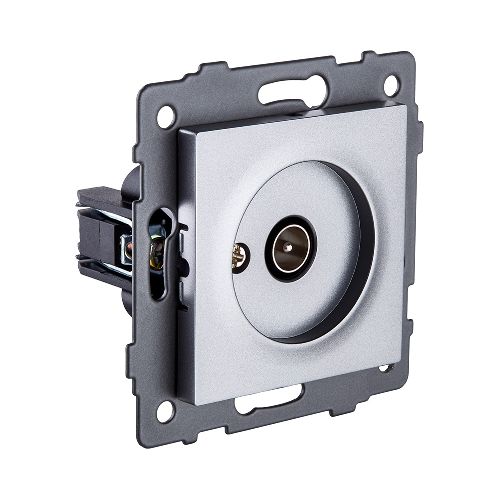 Розетка TV (папа), серый Kollinger REA-007GY для Aspekt, Eleganz, Reflex