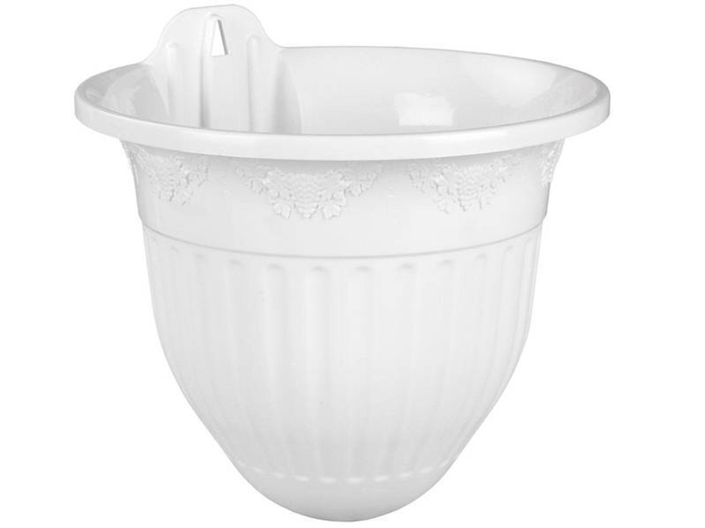 Кашпо настенное "Лозанна" 3л (белое)
