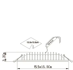 Точечный встраиваемый светильник Arte Lamp