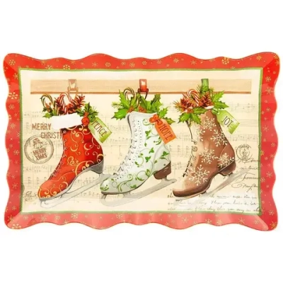 Блюдо для сервировки «Рождественская сказка» 25*16,5см