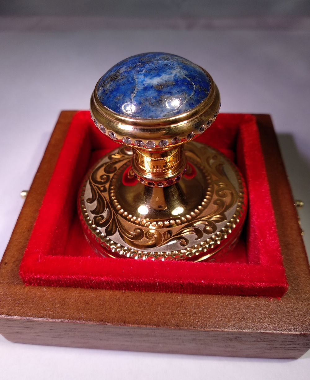 Оснастка печати "Лазурит с фианитами"