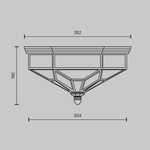 Потолочный светильник Maytoni H356-CL-03-BZ