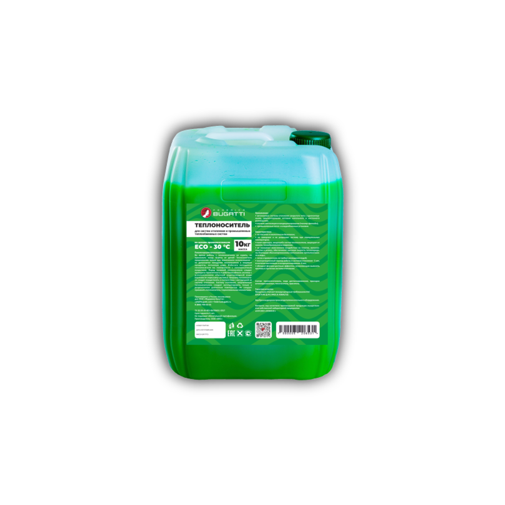 Теплоноситель Federica Bugatti 10 кг на основе полипропиленгликоля