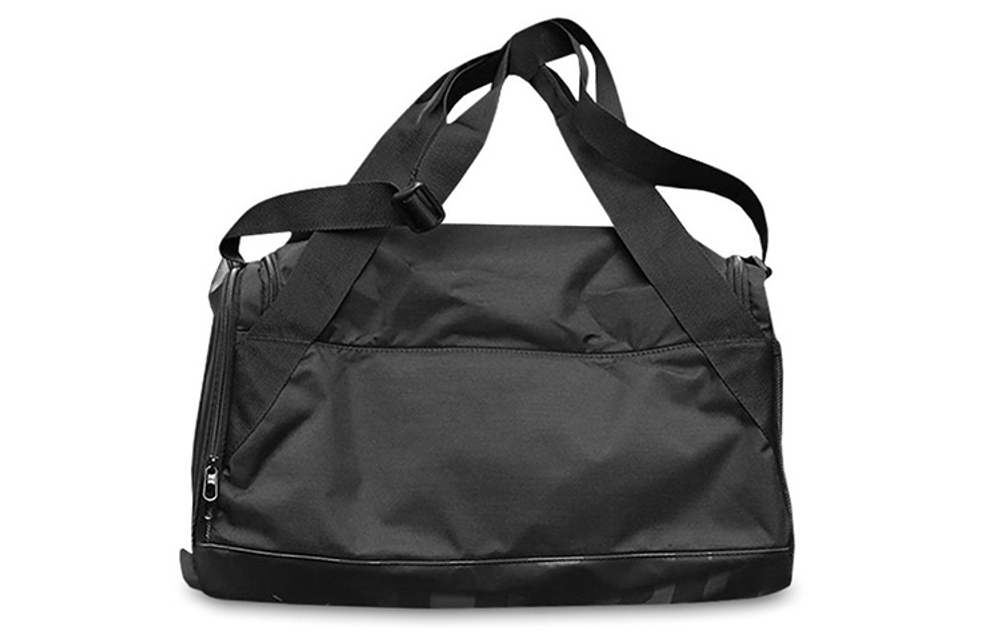 Nike Polyester Gym Bag Camping Bag One Shoulder Crossbody Handheld Travel Bag Unisex Black