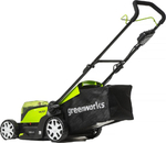 Газонокосилка аккумуляторная GREENWORKS G24X2LM41K2x 24V, 41 см  2512607UD