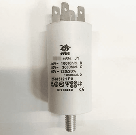 CBB60М 5mF 450V (30х57mm) БОЛТ + клеммы 2х2