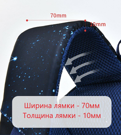 Рюкзак школьный для мальчика, черный