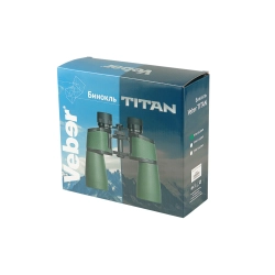 Бинокль Veber TITAN 20x50WP - упаковка с изображением продукта