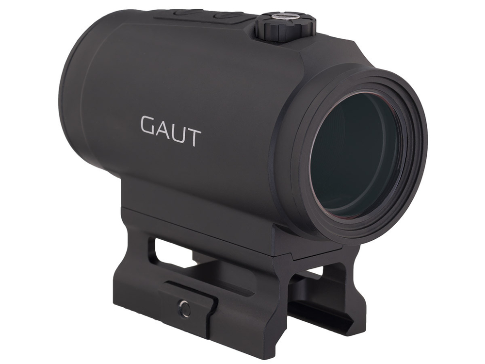 Коллиматорный прицел Gaut Tourmaline 1x29, закрытый, точка/круг красные, Weaver (G-C-29-MR)