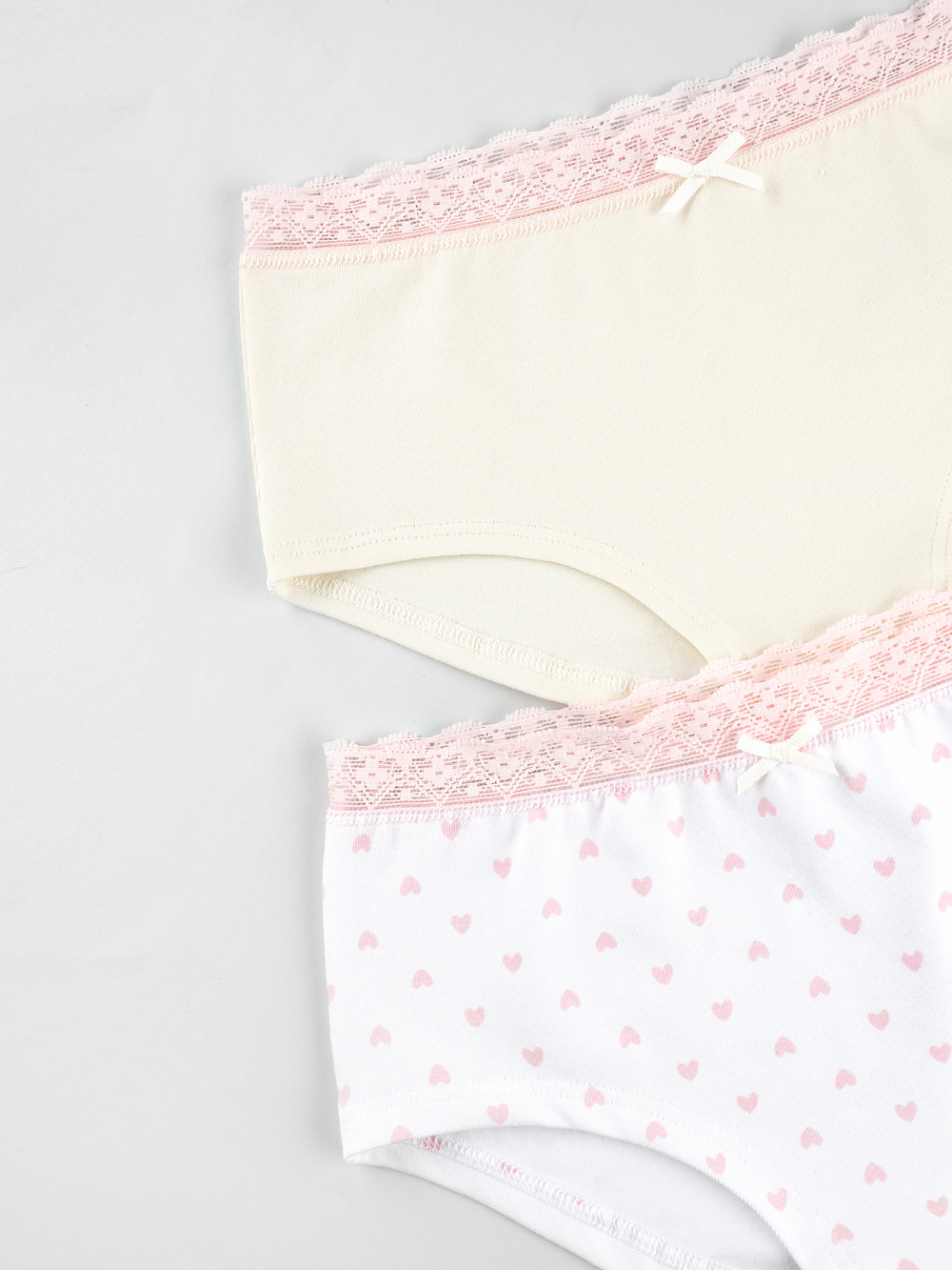 5654 Набор из 2 трусов из хлопка/ Set of 2 cotton slips/ Set di 2 slip di cotone