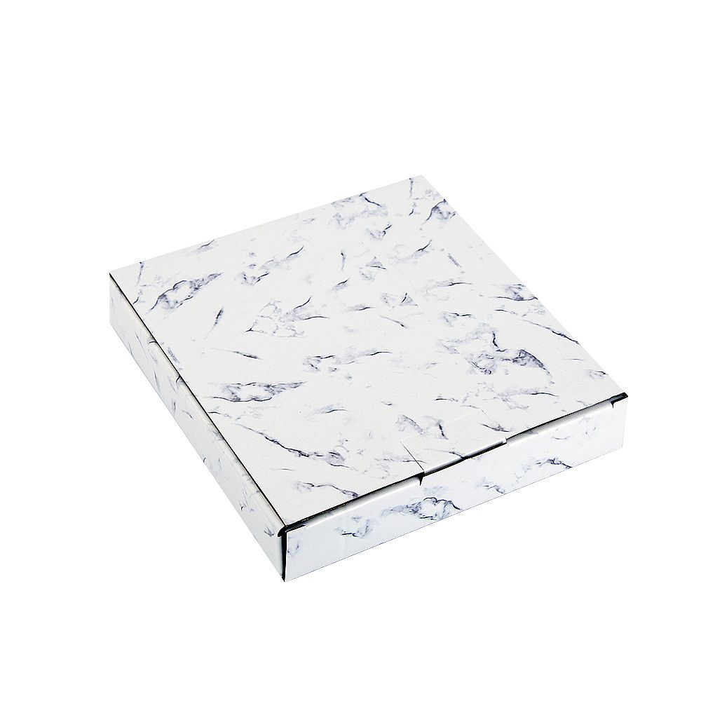 Тарелка, набор 2шт. "Белый мрамор" 15,5*15 см (подарочная упаковка)