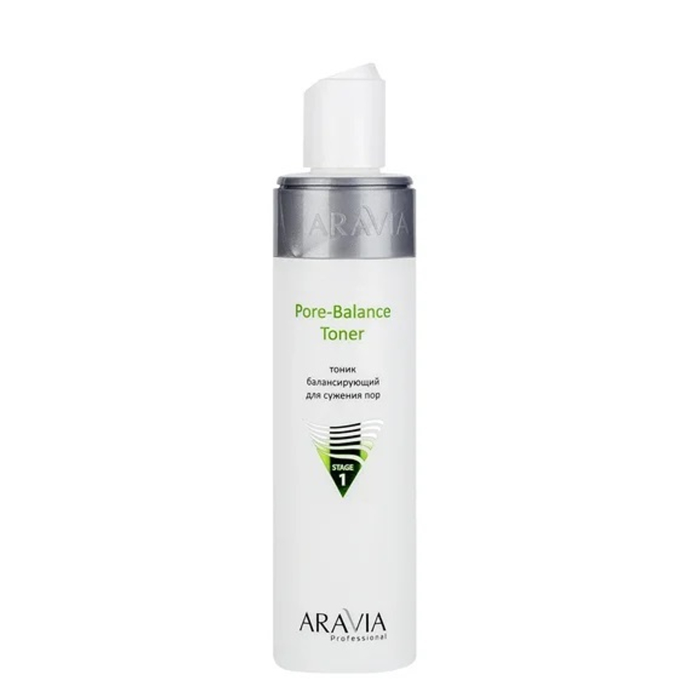 Балансирующий тоник для сужения пор для жирной и проблемной кожи Aravia Professional Pore-Balance Toner 250мл