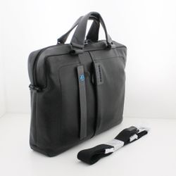 Сумка мужская Piquadro Pulse черный телячья кожа (CA1903P15/N)