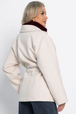 Пальто-пиджак (бежевый) Б15086-7М LT Collection