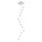 SL6114.103.12 Светильник подвесной ST-Luce Хром/Прозрачный LED 12*3W 3000K CASCATO