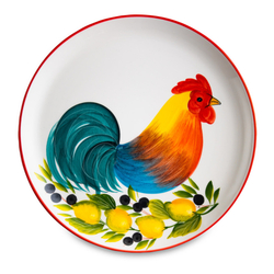 Блюдо для кулича 31см Edelweiss Петухи