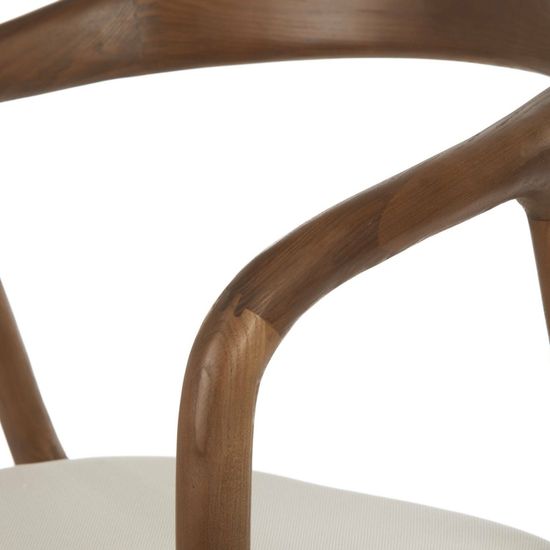 Стул Canada американский ясень и бежевая ткань