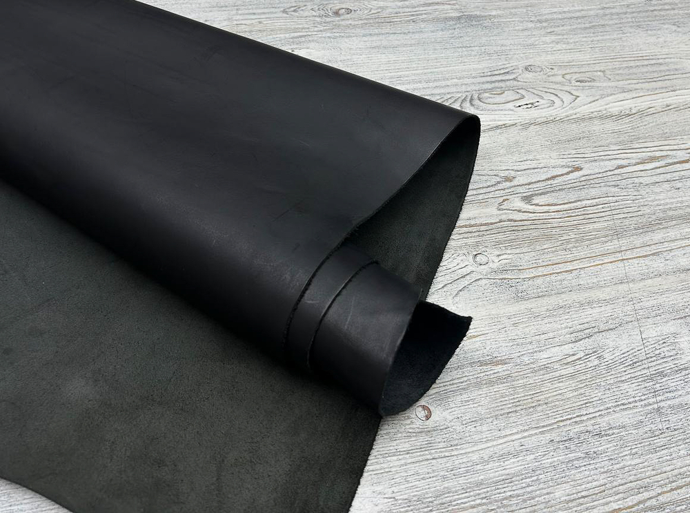 Etrusco Wax Nero Mix (1,3-1,5 мм), цв. Черный, натуральная кожа