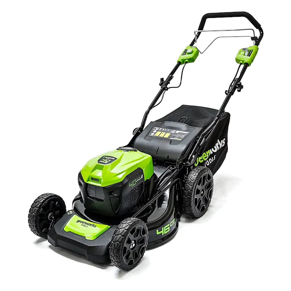 Газонокосилка аккумуляторная Greenworks GD40LM46SPK5 40В (1 x 5 Ач, ЗУ) нож 46 см, 2506807UG