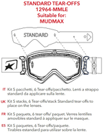 Комплект отрывных плёнок Standart для очков Ariete Mudmax