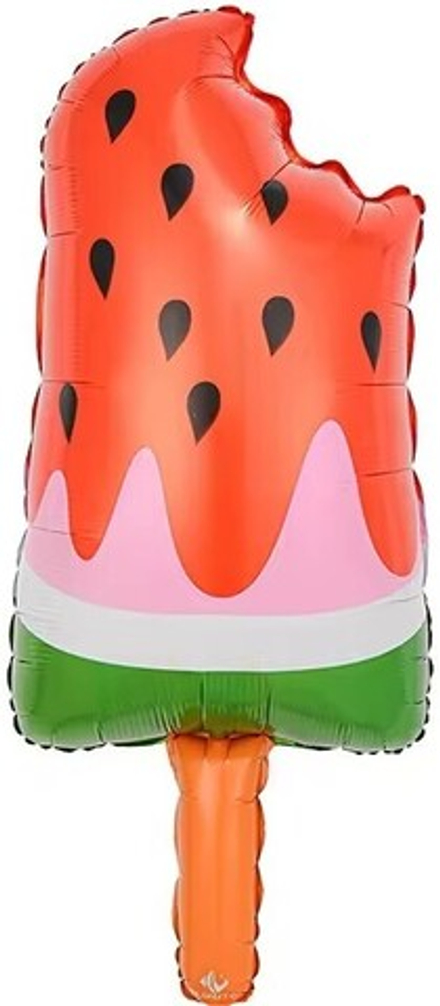 Фигурный шар "Мороженое-арбуз эскимо" 89 см