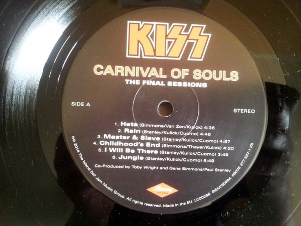 Kiss / Carnival Of Souls: The Final Sessions (LP)