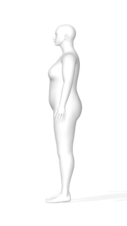 3D аватар манекена Моника