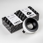 L01002720 Светильник LEVIGO MR16/HP16 ЧЕРНЫЙ/БЕЛЫЙ МАТОВЫЙ (010027+510020)