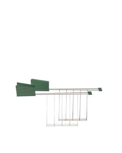 Набор из двух подставок для тостера Alessi Plissé, Green