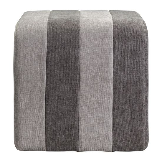 Пуф idar, шенилл, серый