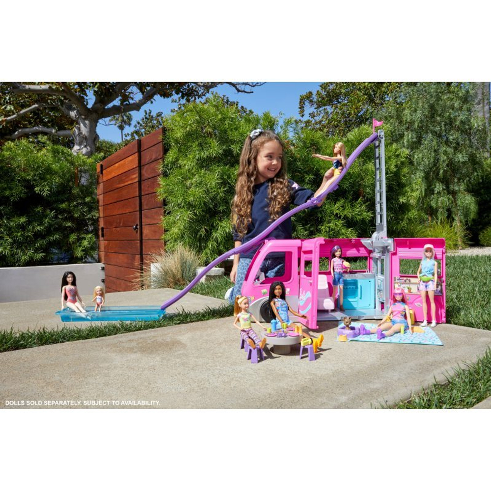 Барби - DreamCamper Dream Camper Set 60 шт. HCD46