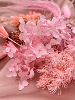 Сухоцветы нежно розовые