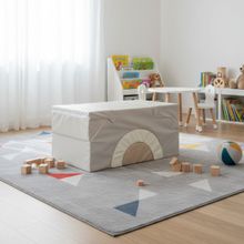 Мягкий игровой развивающий комплекс Romana "Лесенка с горкой" (Пастель)