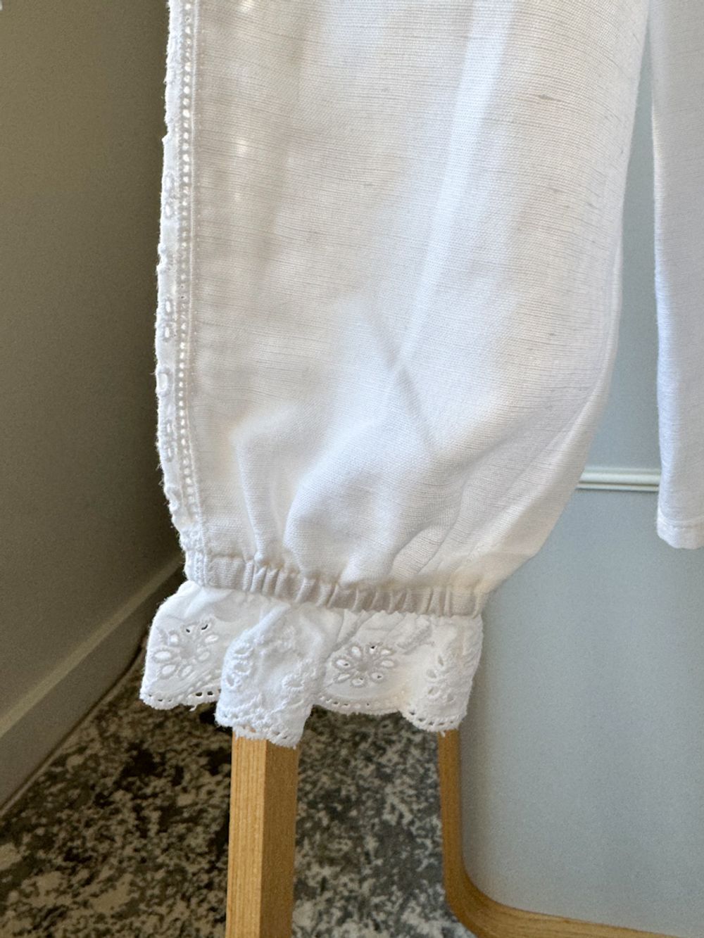 Блуза из хлопка и льна Little Cotton Clothes, 122