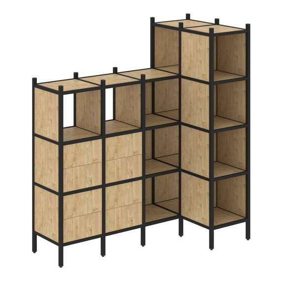 Лофт Угловой внутренний стеллаж VR.L-47  1694*862*1869