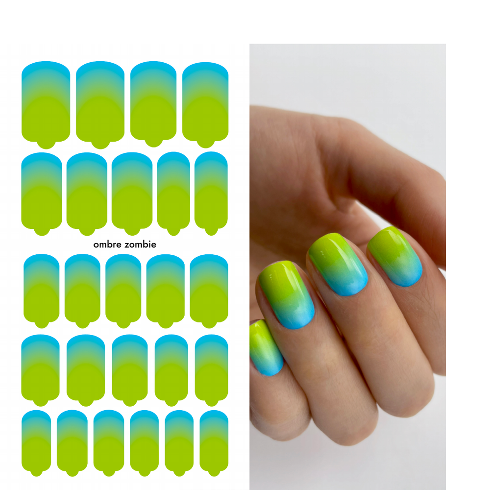 Пленки для маникюра Provocative Nails Ombre zombie