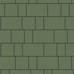 Тротуарная плитка СТАРЫЙ ГОРОД - Стандарт Зеленый, комплект из 3 видов плит