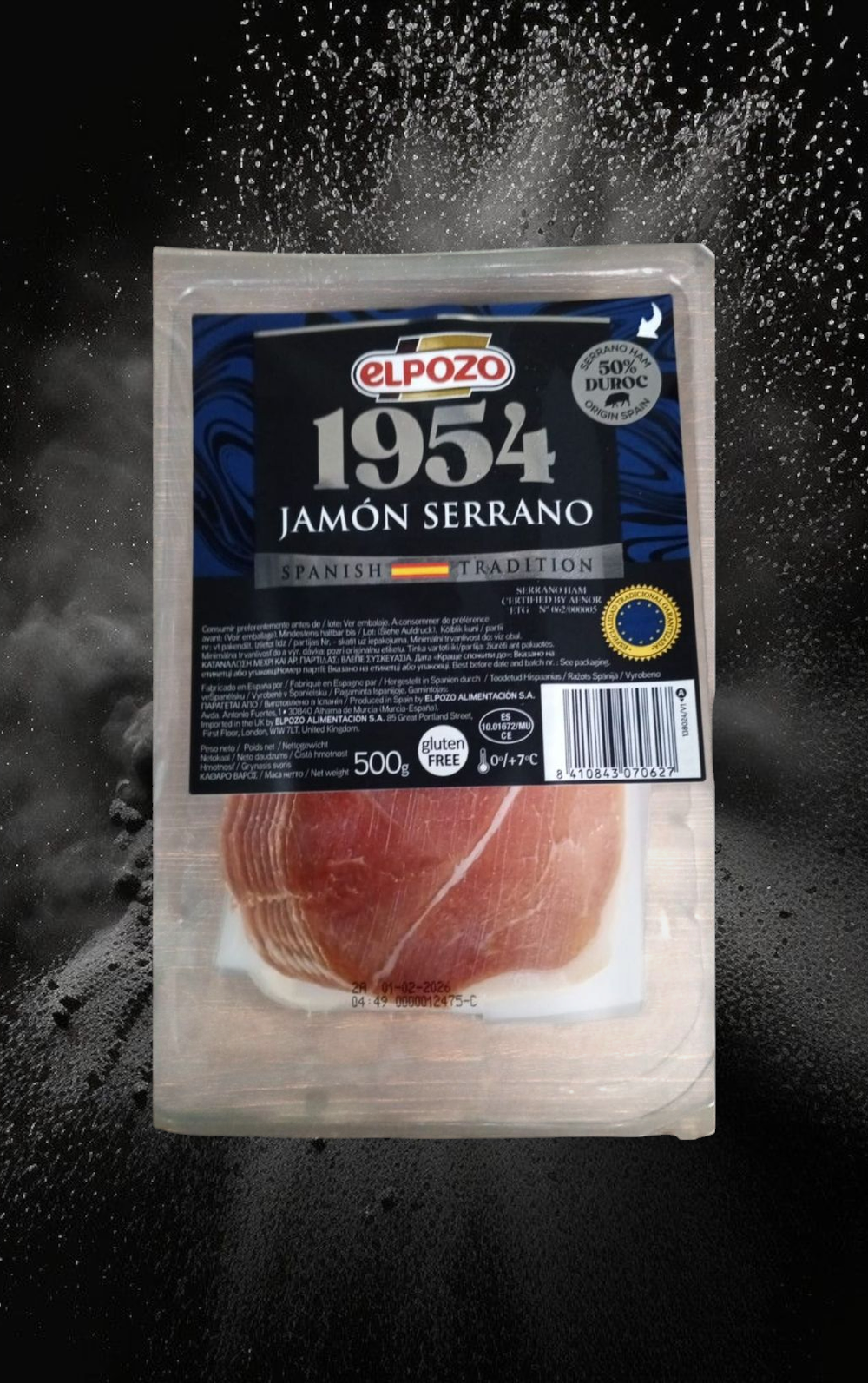 Сыровяленый хамон Elpozo