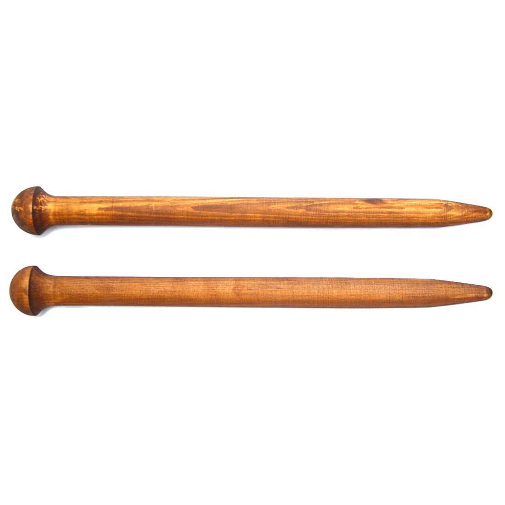 Гигантские Спицы для Толстой Пряжи из Дерева 25мм/400мм Сосна #N12