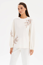 23604 Джемпер женский (молочный)