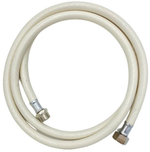 Шланг газовый 1,2 м КИТ резина 1/2" гайка-штуцер, 9 мм (белый)
