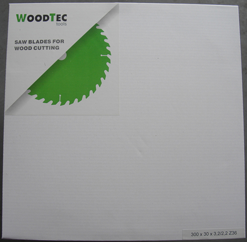 Пила дисковая Ø300 х 30 х 3,2/2,2 Z36 WZ WoodTec