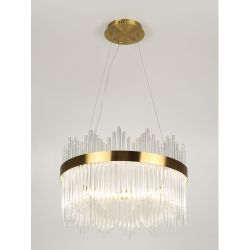 Люстра Rivoli Gwen 6192-201 подвесная светодиодная LED 3000-6300К 112 Вт с пультом | Rivoli