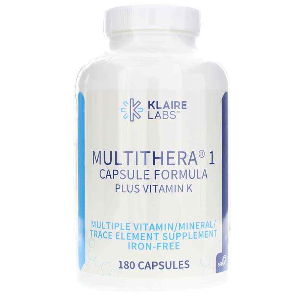 Klaire Labs - MultiThera® 1 Iron-Free - 180 tablets