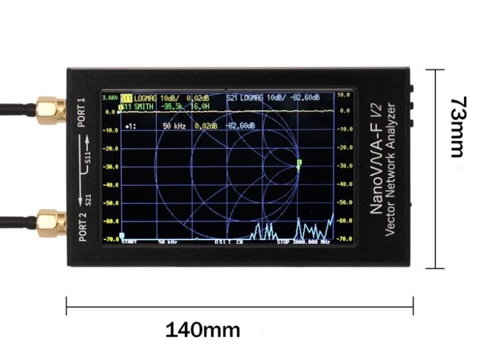 Анализатор векторный NanoVNA-F V2